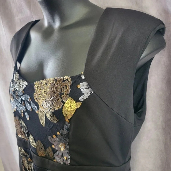 NEW Little Mistress London Women's Sequin Dress Size 18 - Picture 4 of 11